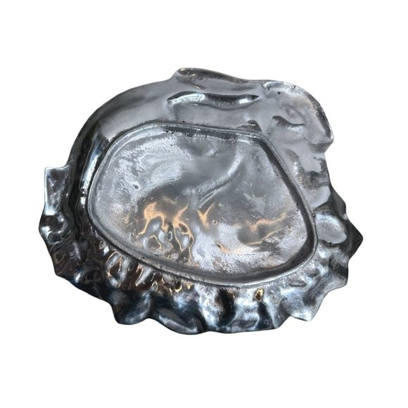 Holland Boone Polished Pewter Bunny Trinket, Catchall, and/or Candy Tray - Picture 3 of 4